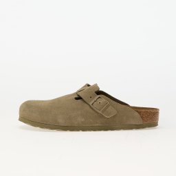 Обувки Birkenstock Boston Leather Velvet Faded Khaki 41