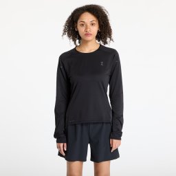 Тениска On Performance Long Sleeve Tee Black/ Eclipse L