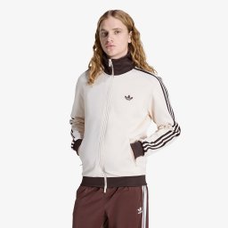 Суитшърт adidas Classic Track Top Wonder White/ Aurora Coffee XL
