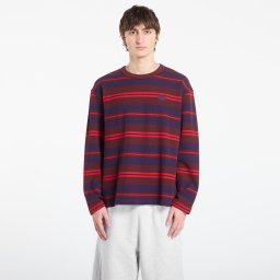 Тениска adidas 90S Alternative Sport Long Sleeve Stripe Waffle T-Shirt Aurora Ruby M
