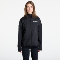 Яке adidas Terrex Xperior Climawarm+ Wind Light Fleece Hooded Jacket Black/ Carbon/ Semi Impact Orange XS