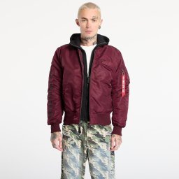 Яке Alpha Industries MA-1 D-Tec Sleeve Embroidery Dark Cherry M