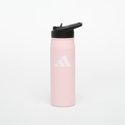 adidas Metal Water Bottle Straw 0.6 Liter Sandy Pink/ Black Universal
