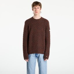 Пуловер MM6 Maison Margiela Crewneck Dark Grey Melange/ Brown L