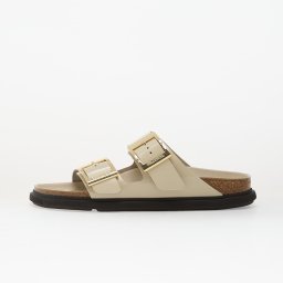 Сникърси Birkenstock Arizona Droplet Buckle Natural Leather Patent Women High-Shine Ecru EUR 41