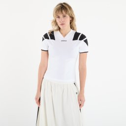 Тениска adidas Blocked Short Sleeve T-Shirt White XS