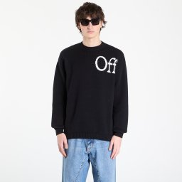 Пуловер Off-White Cot Ow Shared Logo Knit Crew Black S
