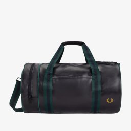 Чанта Fred Perry Classic Barrel Bag Navy / Grassroots Universal