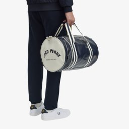 Чанта Fred Perry Classic Barrel Bag Navy/ Ecru Universal