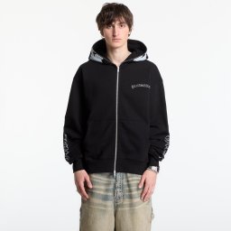 Суитшърт PLEASURES Balaclava Zip Hoodie Black M