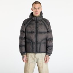 Яке REPRESENT Translucent Hooded Puffer Washed Black L