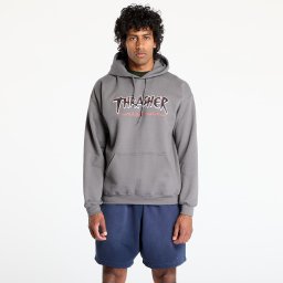 Суитшърт Thrasher Slash Hoodie Charcoal M
