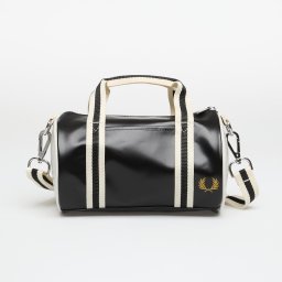 Чанта Fred Perry Classic Mini Barrel Bag Black/ Ecru Universal