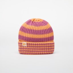 Шапка New Era Knit Medium Stripe Beanie Orange Glaze Universal