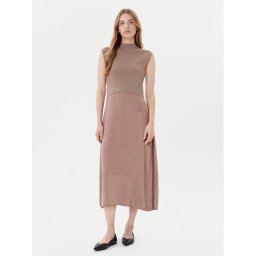 BOSS Ежедневна рокля Ferdolini 50542873 Бежов Regular Fit