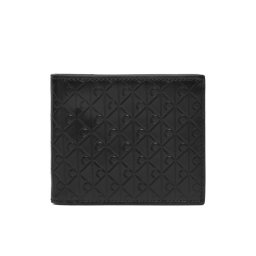 Calvin Klein Калъф за кредитни карти Embossed Emblem Billfold W/ Coin LV04D1129G Черен