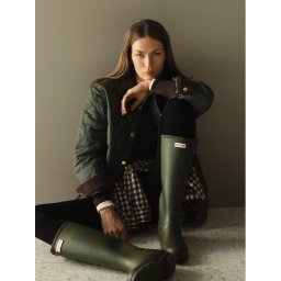 Hunter Преходно яке Witton HARW0004252 Зелен Regular Fit