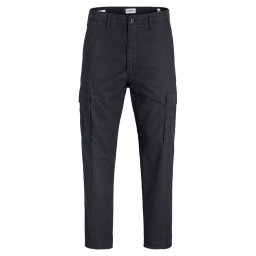 Jack & Jones Карго панталони Kane Frank 12291962 Черен Relaxed Fit