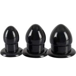 Комплект анални тапи - Butt Plug "ANAL STRETCHING PLUG KIT" 3 броя