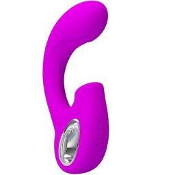 Мултифункционален вибратор за G-точка с въздушни вълни "PRETTY LOVE SIBEL" 15.5 см