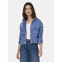 ONLY Дънково яке Kenzie 15356696 Син Regular Fit