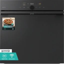 Фурна за вграждане Gorenje GO66MB Pizza350C, 78 л, 60 см, AirFry+, Функция пица, Черен