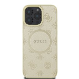 Калъф Guess Saffiano Peony Stamp MagSafe за iPhone 16 Pro Max