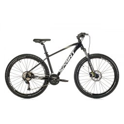 Велосипед Sprint MAVERICK PRO 27.5 ЧЕРЕН ГЛАНЦ/БЯЛО S/400 mm
