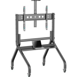 ONKRON Mobile TV stand with bracket 60"-120" Screens up to 150 kg, Black