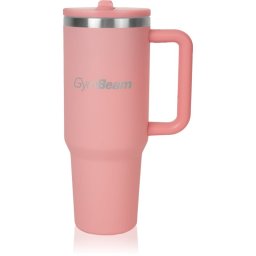 GymBeam Thermo Tumbler неръждаема термочаша със сламка боя Pink 1 бр.