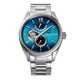 Orient Star RE-BY0004A - Мъжки часовник, Автомат, 40mm, 10 ATM, Седеф/Син