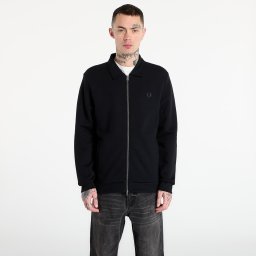 Суитшърт FRED PERRY Zip Through Collared Sweatshirt Black XL