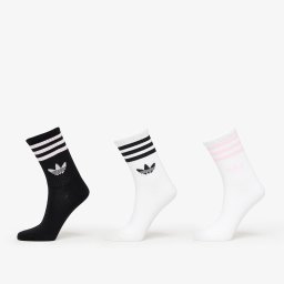 Чорапи adidas 3-Stripes Crew Socks 3-Pack White/ Night Indigo/ White M