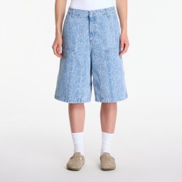 Къси панталони Carhartt WIP W' Snake Nixon Double Knee Short Snake Camo, Blue Bleached XS