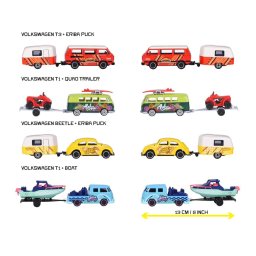 Коли VW The Originals Trailer, 4 вида, Majorette 8504102000