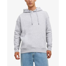 JACK&JONES Jjester Basic Sweat Hood Noos Light Grey Melange