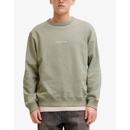 JACK&JONES Jornorrebro Emb Sweat Crew Noos Seagrass
