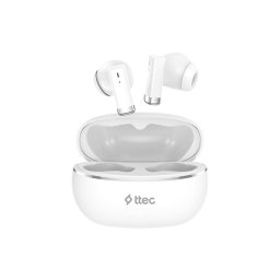 Bluetooth слушалки ttec AirBeat Joy TWS, Headset - Бели