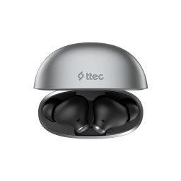 Bluetooth слушалки ttec AirBeat Pro ANC TWS, Headset -Space Gray