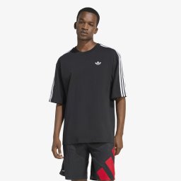 Тениска adidas Adicolor 3-Stripes Oversized T-Shirt Black L