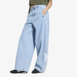 Панталони adidas Adibreak Mid-Rise Wide-Leg Denim Pants Light Denim 26/32