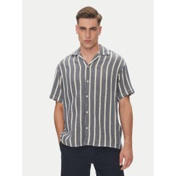 Jack & Jones Риза Coba 12271060 Тъмносин Relaxed Fit