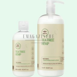 Paul Mitchell Възстановяващ балсам и лосион за тяло 2 в 1 300/1000 мл. Tea Tree Hemp Restoring Conditioner & Body Lotion