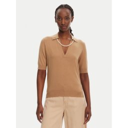 Liu Jo Пуловер WA5222 MS49I Кафяв Regular Fit