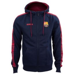 Barcelona FC Суичър тъмносин с цип