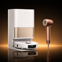 Пакет: Прахосмукачка робот Dreame L40s Pro Ultra White + Сешоар Dreame Glory AHD6A-RS