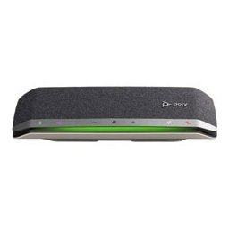Конферентен говорител HP Poly Sync 40 (77P35AA), Bluetooth, USB-A/USB-C, черен, преносим, микрофон, сертифициран за Microsoft Teams, IP64, до 30 часа време на работа