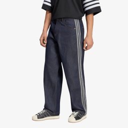Дънки adidas Firebird Adicolor Denim Jeans Mid-rise Straight Leg Indigo Denim 30