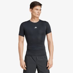 Тениска adidas Techfit Compression Training T-Shirt Black XL