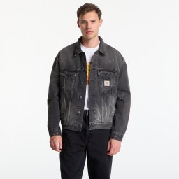 Яке Carhartt WIP Helston Jacket UNISEX Black Destroy Wash, Splatter L